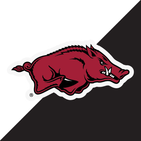 Arkansas Razorbacks 2-Inch on one of its sides NCAA Durable School Spirit Vinyl Decal Sticker