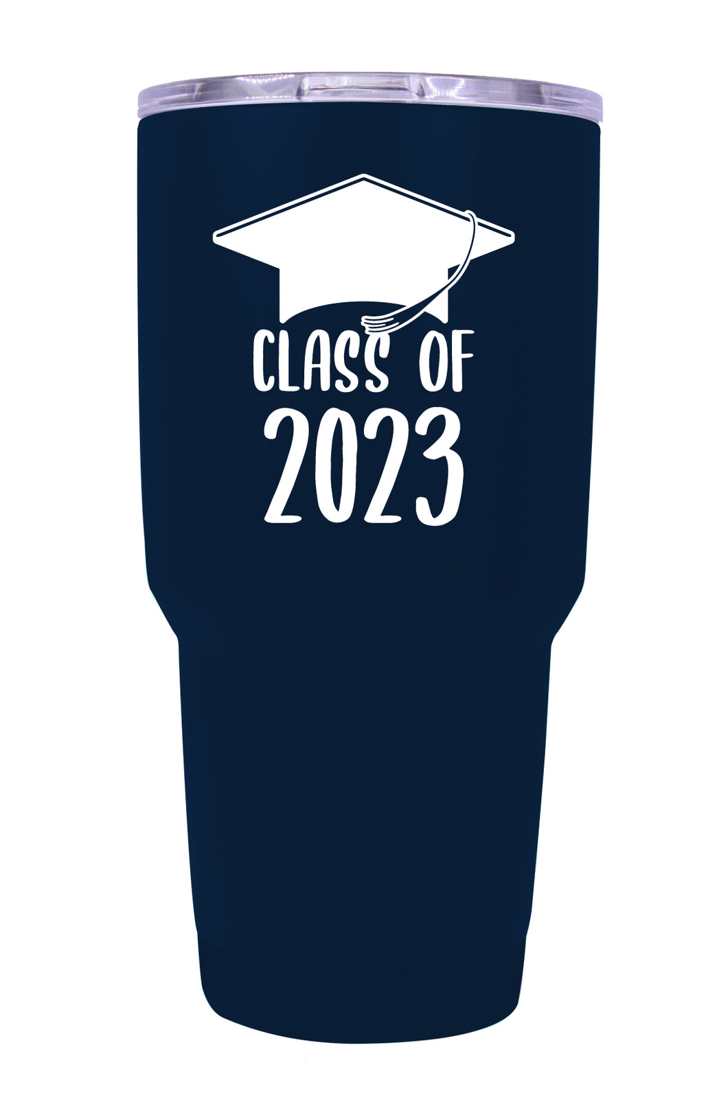 Class of 2023 Graduation 24 oz Insulated Stainless Steel Tumbler Navy