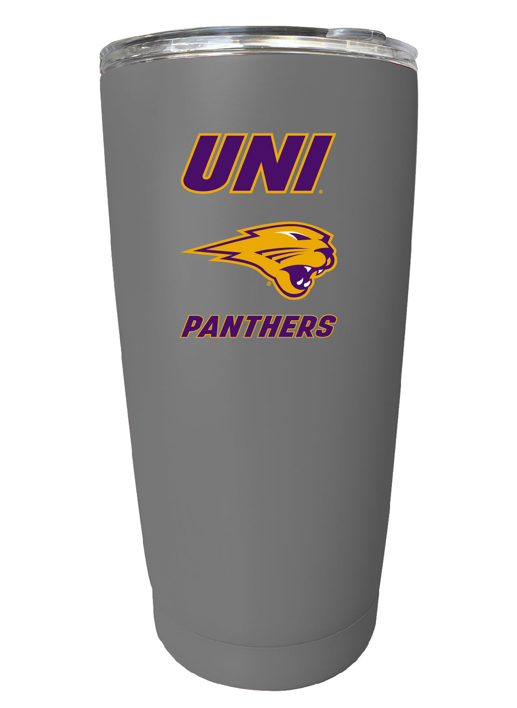 Northern Iowa Panthers NCAA Insulated Tumbler - 16oz Stainless Steel Travel Mug 