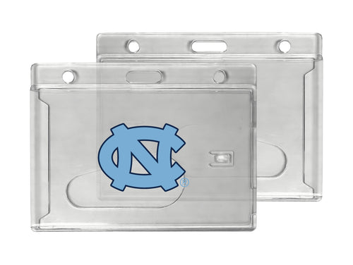 UNC Tar Heels Officially Licensed Clear View ID Holder - Collegiate Badge Protection