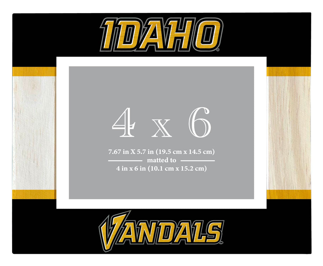 Idaho Vandals Wooden Photo Frame Matted to 4 x 6 Inch