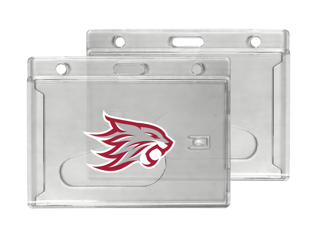 California State University, Chico Officially Licensed Clear View ID Holder - Collegiate Badge Protection