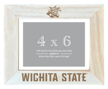 Load image into Gallery viewer, Wichita State Shockers Wooden Photo Frame - Customizable 4 x 6 Inch - Elegant Matted Display for Memories
