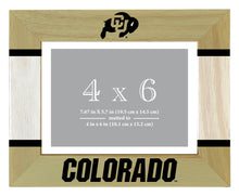 Load image into Gallery viewer, Colorado Buffaloes Wooden Photo Frame - Customizable 4 x 6 Inch - Elegant Matted Display for Memories
