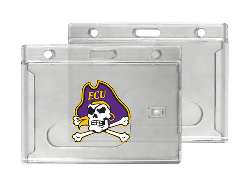 East Carolina Pirates Officially Licensed Clear View ID Holder - Collegiate Badge Protection