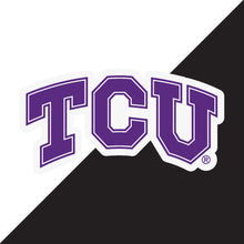 Load image into Gallery viewer, Texas Christian University Choose Style and Size NCAA Vinyl Decal Sticker for Fans, Students, and Alumni
