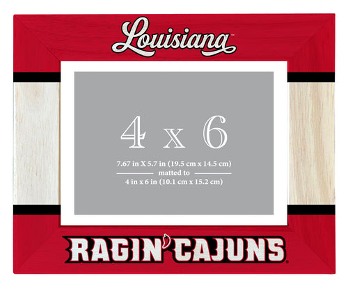 Louisiana at Lafayette Wooden Photo Frame - Customizable 4 x 6 Inch - Elegant Matted Display for Memories
