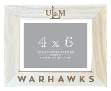 Load image into Gallery viewer, University of Louisiana Monroe Wooden Photo Frame - Customizable 4 x 6 Inch - Elegant Matted Display for Memories
