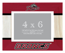 Load image into Gallery viewer, Rider University Broncs Wooden Photo Frame - Customizable 4 x 6 Inch - Elegant Matted Display for Memories
