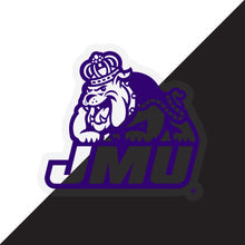 Load image into Gallery viewer, James Madison Dukes Choose Style and Size NCAA Vinyl Decal Sticker for Fans, Students, and Alumni
