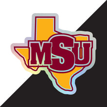 Load image into Gallery viewer, Midwestern State University Mustangs Choose Style and Size NCAA Vinyl Decal Sticker for Fans, Students, and Alumni
