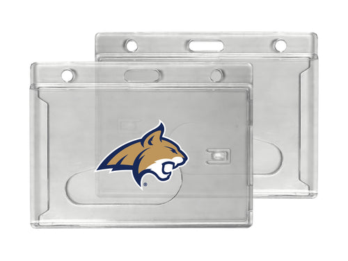 Montana State Bobcats Officially Licensed Clear View ID Holder - Collegiate Badge Protection