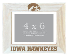 Load image into Gallery viewer, Iowa Hawkeyes Wooden Photo Frame - Customizable 4 x 6 Inch - Elegant Matted Display for Memories
