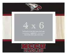 Load image into Gallery viewer, North Carolina Central Eagles Wooden Photo Frame - Customizable 4 x 6 Inch - Elegant Matted Display for Memories
