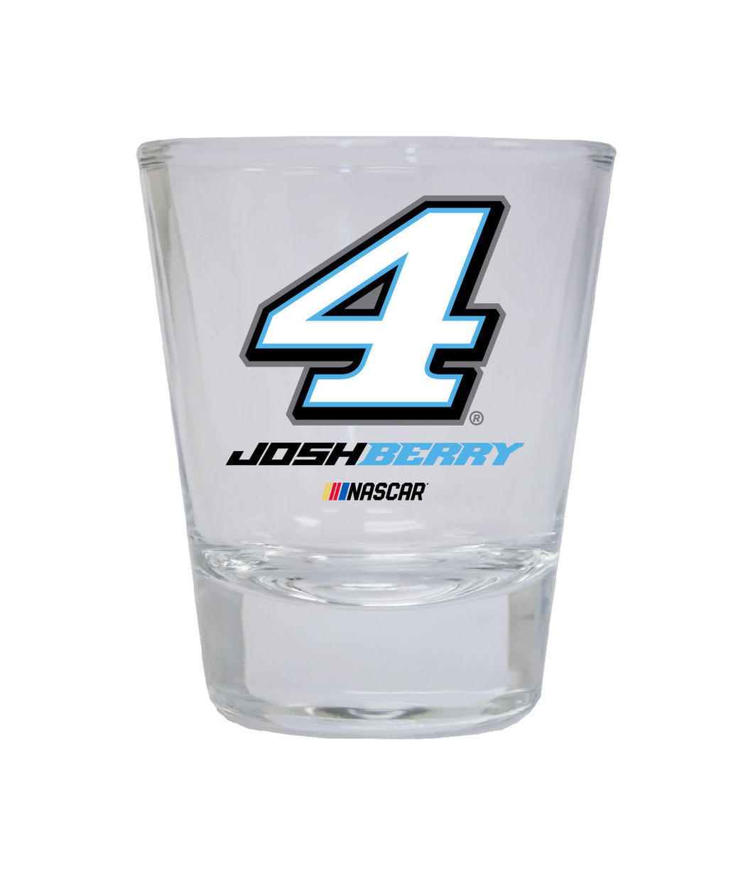 R and R Imports #4 Josh Berry Officially Licensed Round Shot Glass