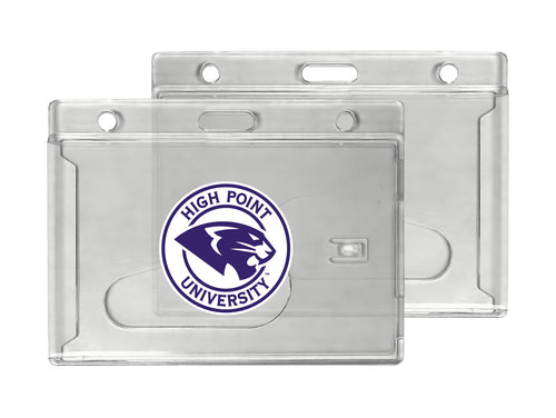 High Point University Officially Licensed Clear View ID Holder - Collegiate Badge Protection
