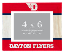Load image into Gallery viewer, Dayton Flyers Wooden Photo Frame - Customizable 4 x 6 Inch - Elegant Matted Display for Memories
