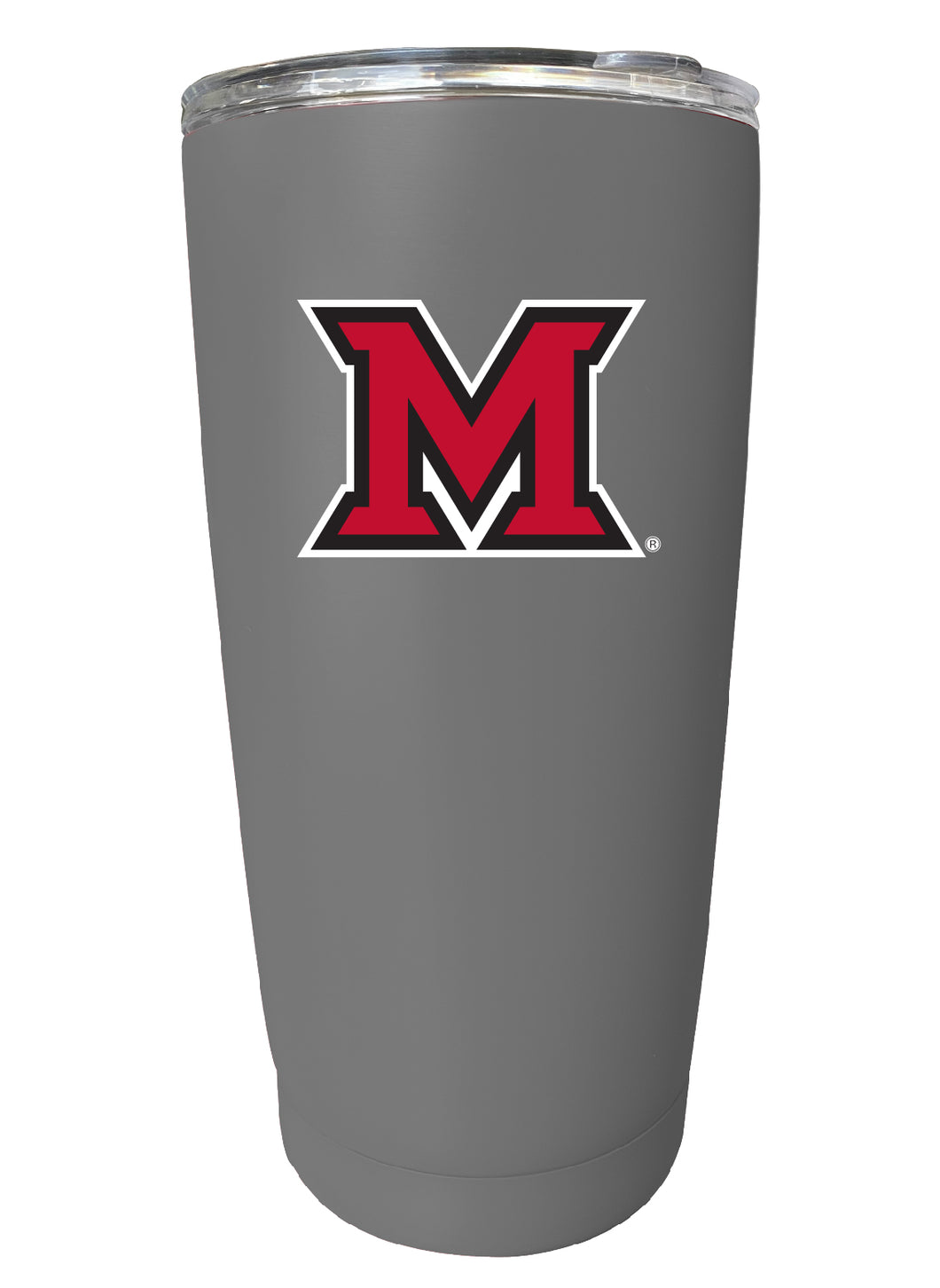 Miami University of Ohio NCAA Insulated Tumbler - 16oz Stainless Steel Travel Mug 