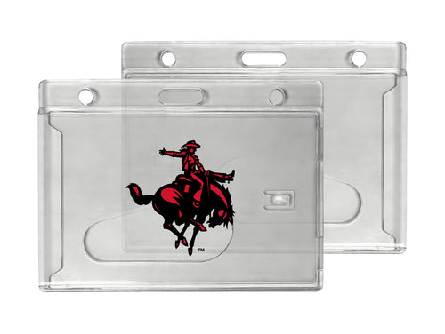 Northwestern Oklahoma State University Officially Licensed Clear View ID Holder - Collegiate Badge Protection