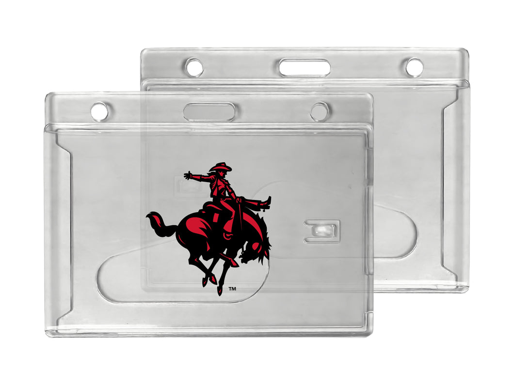 Northwestern Oklahoma State University Officially Licensed Clear View ID Holder - Collegiate Badge Protection