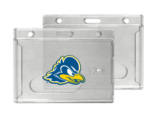 Delaware Blue Hens Officially Licensed Clear View ID Holder - Collegiate Badge Protection