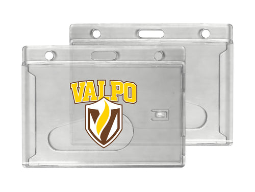 Valparaiso University Officially Licensed Clear View ID Holder - Collegiate Badge Protection