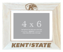 Load image into Gallery viewer, Kent State University Wooden Photo Frame - Customizable 4 x 6 Inch - Elegant Matted Display for Memories
