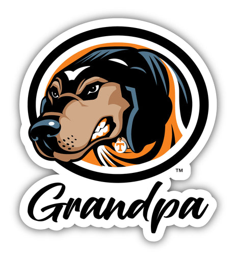 Tennessee Knoxville 4-Inch Proud Grandpa NCAA - Durable School Spirit Vinyl Decal Perfect Gift for Grandpa