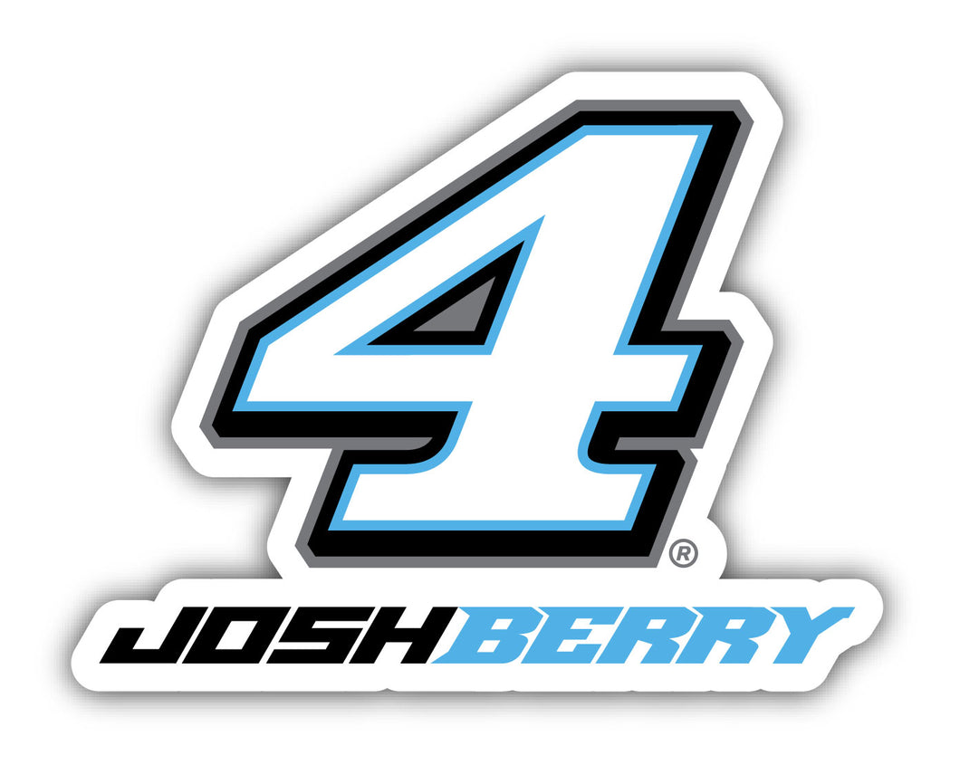 R and R Imports #4 Josh Berry Officially Licensed Vinyl Decal Sticker
