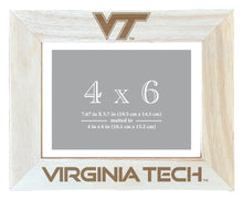 Load image into Gallery viewer, Virginia Tech Hokies Wooden Photo Frame - Customizable 4 x 6 Inch - Elegant Matted Display for Memories
