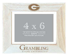 Load image into Gallery viewer, Grambling State Tigers Wooden Photo Frame - Customizable 4 x 6 Inch - Elegant Matted Display for Memories
