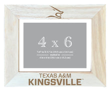 Load image into Gallery viewer, Texas A&amp;M Kingsville Javelinas Wooden Photo Frame - Customizable 4 x 6 Inch - Elegant Matted Display for Memories
