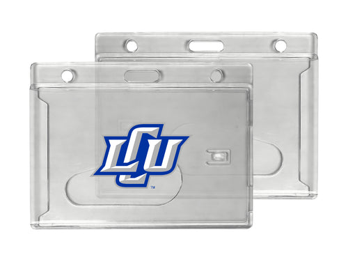 Lubbock Christian University Chaparral Officially Licensed Clear View ID Holder - Collegiate Badge Protection