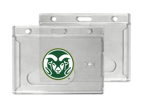 Colorado State Rams Officially Licensed Clear View ID Holder - Collegiate Badge Protection