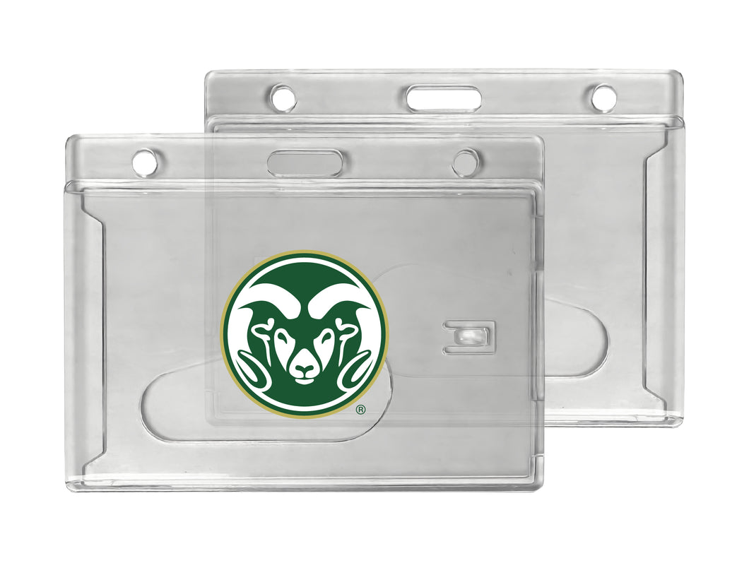 Colorado State Rams Officially Licensed Clear View ID Holder - Collegiate Badge Protection