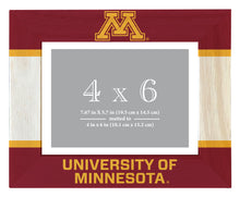 Load image into Gallery viewer, Minnesota Gophers Wooden Photo Frame - Customizable 4 x 6 Inch - Elegant Matted Display for Memories
