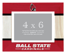 Load image into Gallery viewer, Ball State University Wooden Photo Frame - Customizable 4 x 6 Inch - Elegant Matted Display for Memories
