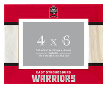 Load image into Gallery viewer, East Stroudsburg University Wooden Photo Frame - Customizable 4 x 6 Inch - Elegant Matted Display for Memories
