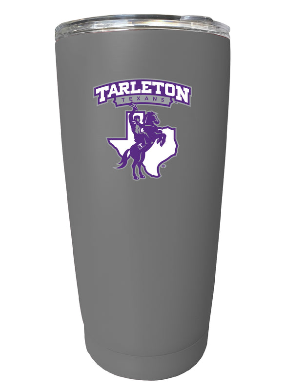 Tarleton State University NCAA Insulated Tumbler - 16oz Stainless Steel Travel Mug 