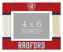Load image into Gallery viewer, Radford University Highlanders Wooden Photo Frame - Customizable 4 x 6 Inch - Elegant Matted Display for Memories
