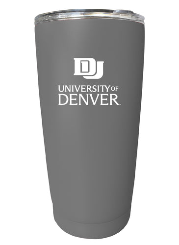 University of Denver Pioneers NCAA Insulated Tumbler - 16oz Stainless Steel Travel Mug 
