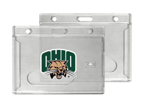 Ohio University Officially Licensed Clear View ID Holder - Collegiate Badge Protection