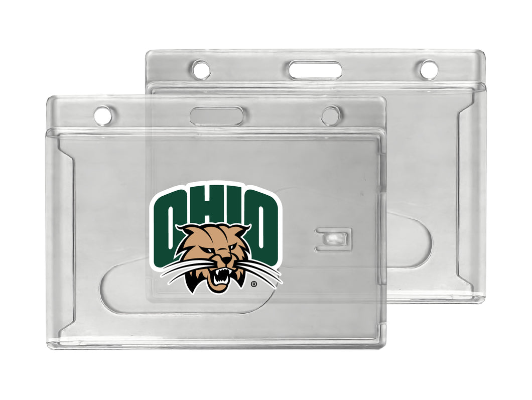 Ohio University Officially Licensed Clear View ID Holder - Collegiate Badge Protection