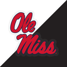Load image into Gallery viewer, Mississippi Rebels &quot;Ole Miss&quot; Choose Style and Size NCAA Vinyl Decal Sticker for Fans, Students, and Alumni
