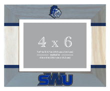 Load image into Gallery viewer, Southern Wesleyan University Wooden Photo Frame - Customizable 4 x 6 Inch - Elegant Matted Display for Memories

