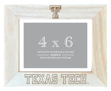 Load image into Gallery viewer, Texas Tech Red Raiders Wooden Photo Frame - Customizable 4 x 6 Inch - Elegant Matted Display for Memories
