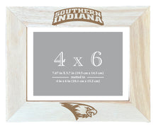 Load image into Gallery viewer, University of Southern Indiana Wooden Photo Frame - Customizable 4 x 6 Inch - Elegant Matted Display for Memories
