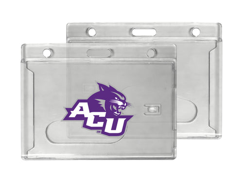 Abilene Christian University Officially Licensed Clear View ID Holder - Collegiate Badge Protection
