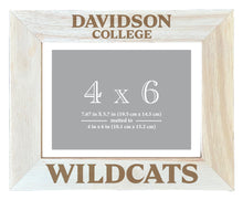 Load image into Gallery viewer, Davidson College Wooden Photo Frame - Customizable 4 x 6 Inch - Elegant Matted Display for Memories
