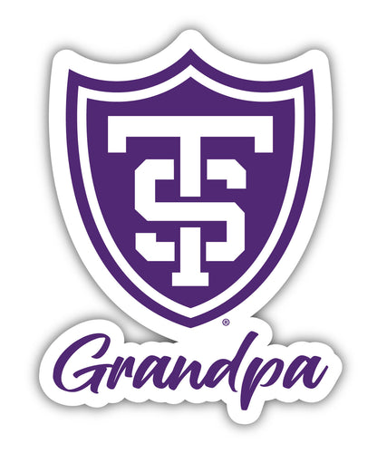 University of St. Thomas 4-Inch Proud Grandpa NCAA - Durable School Spirit Vinyl Decal Perfect Gift for Grandpa